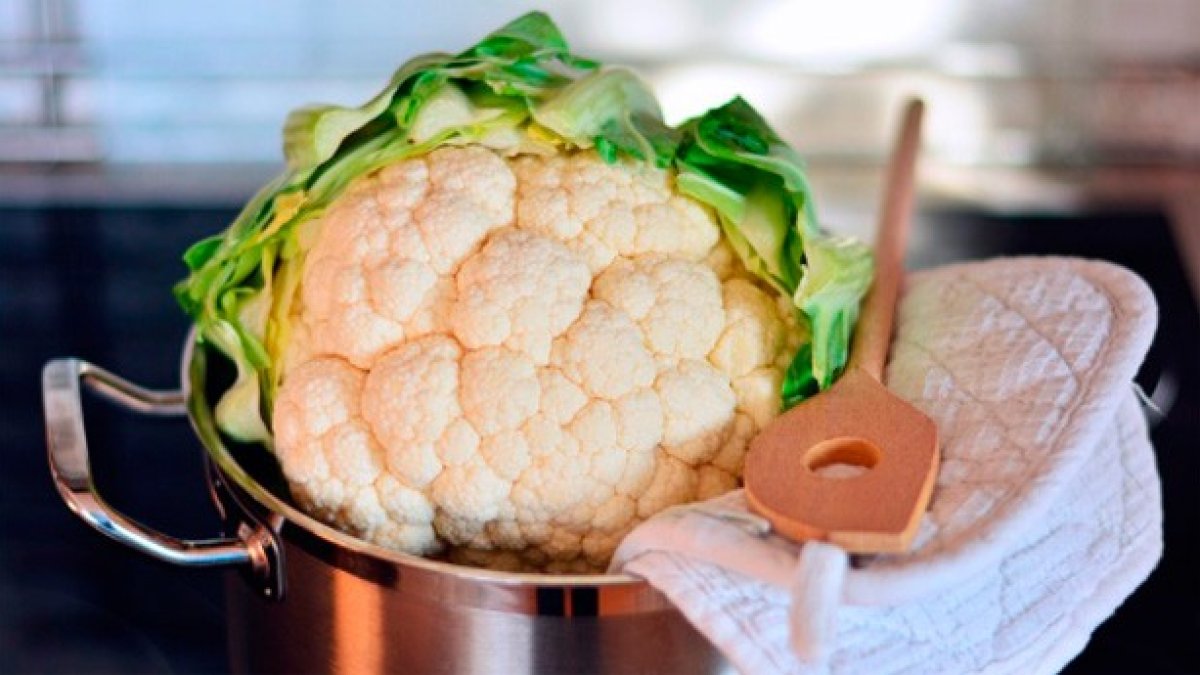 Coliflor en el menú del domingo.