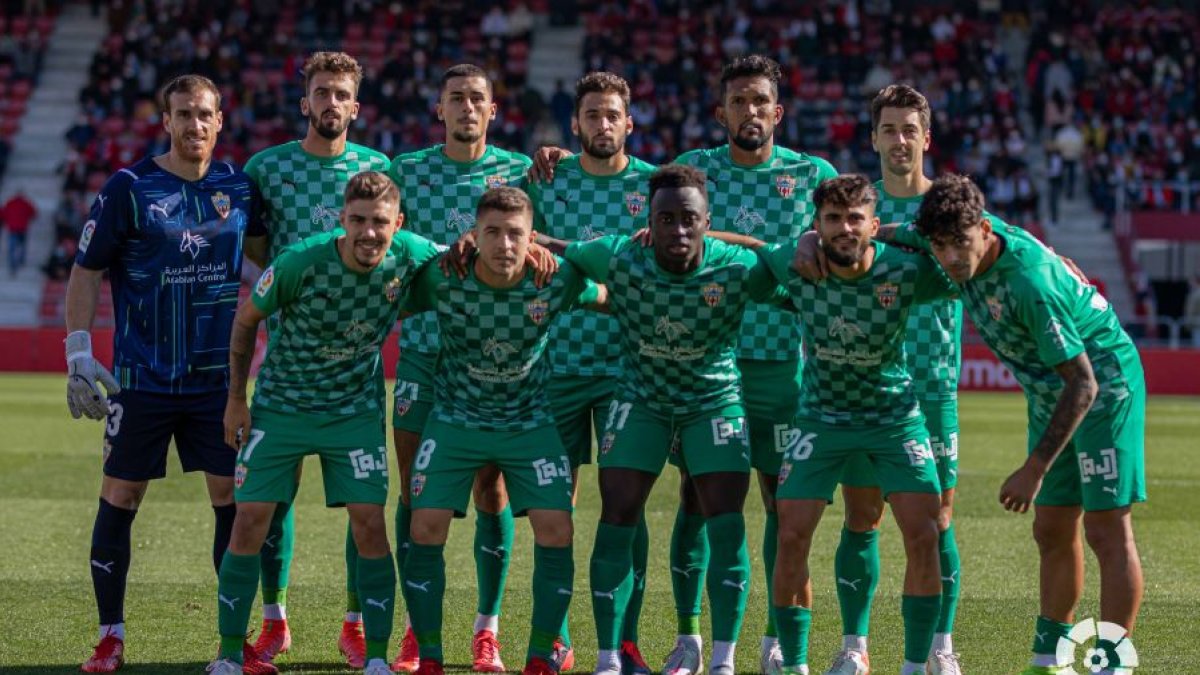 El once del Almería.