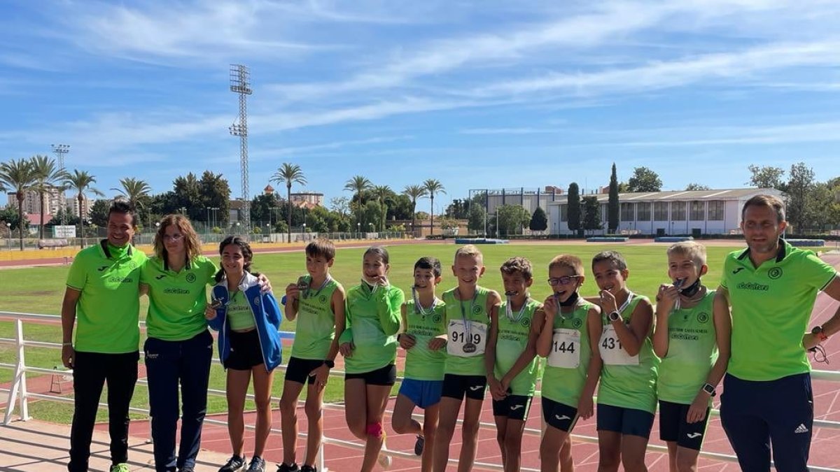 Los representantes almerienses que participaron en la prueba de Carranque.