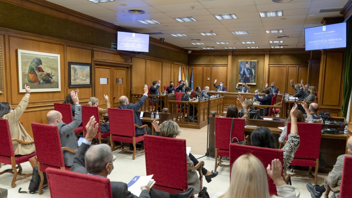 Pleno de la Diputación.