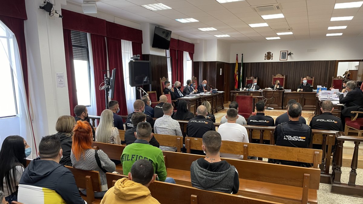 Panorámica de la sala de vistas en el inicio del juicio