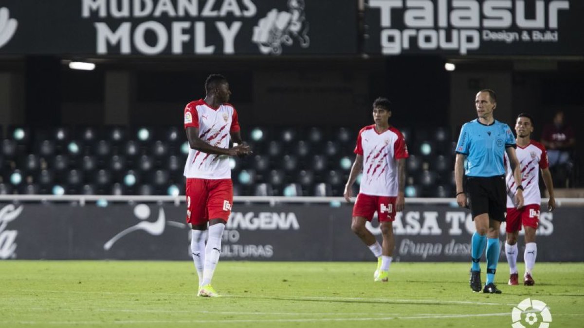 Gorostegui Fernández-Ortega en el Cartagena-Almería disputado en agosto.