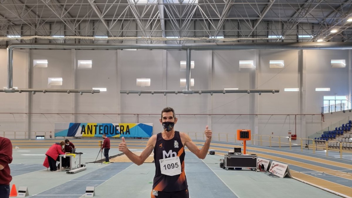 Federico Sáez en el Campeonato de Andalucía.