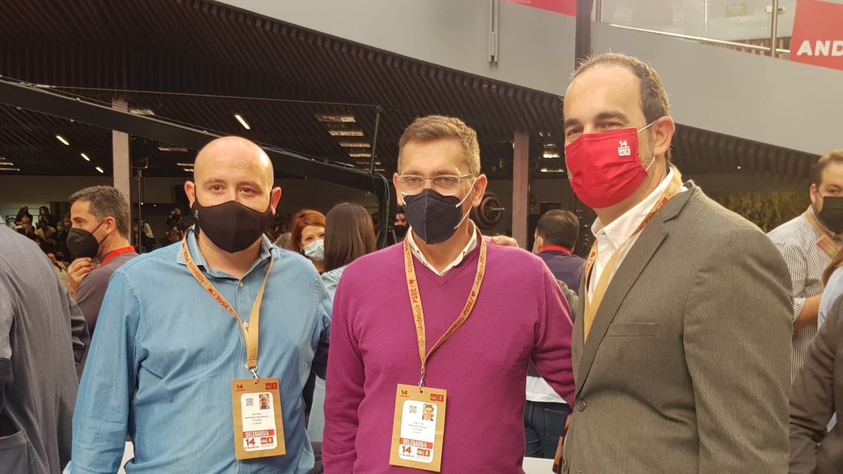 Teruel, en el centro, participó este fin de semana en el Congreso celebrado en Torremolinos.