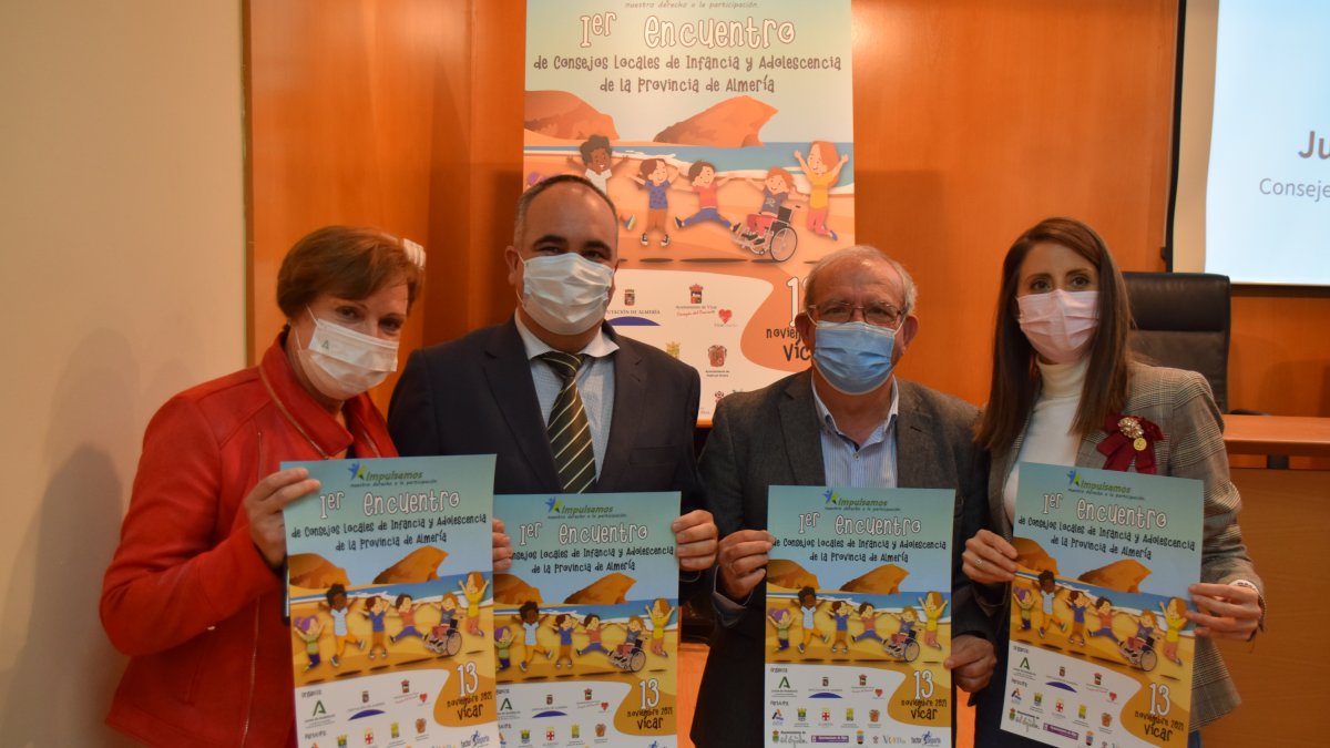 Presentación del I Encuentro de Consejos Locales de Infancia y Adolescencia en Vícar.