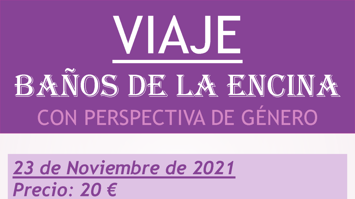 Las mujeres abderitanas conocerán Baños de la Encina.