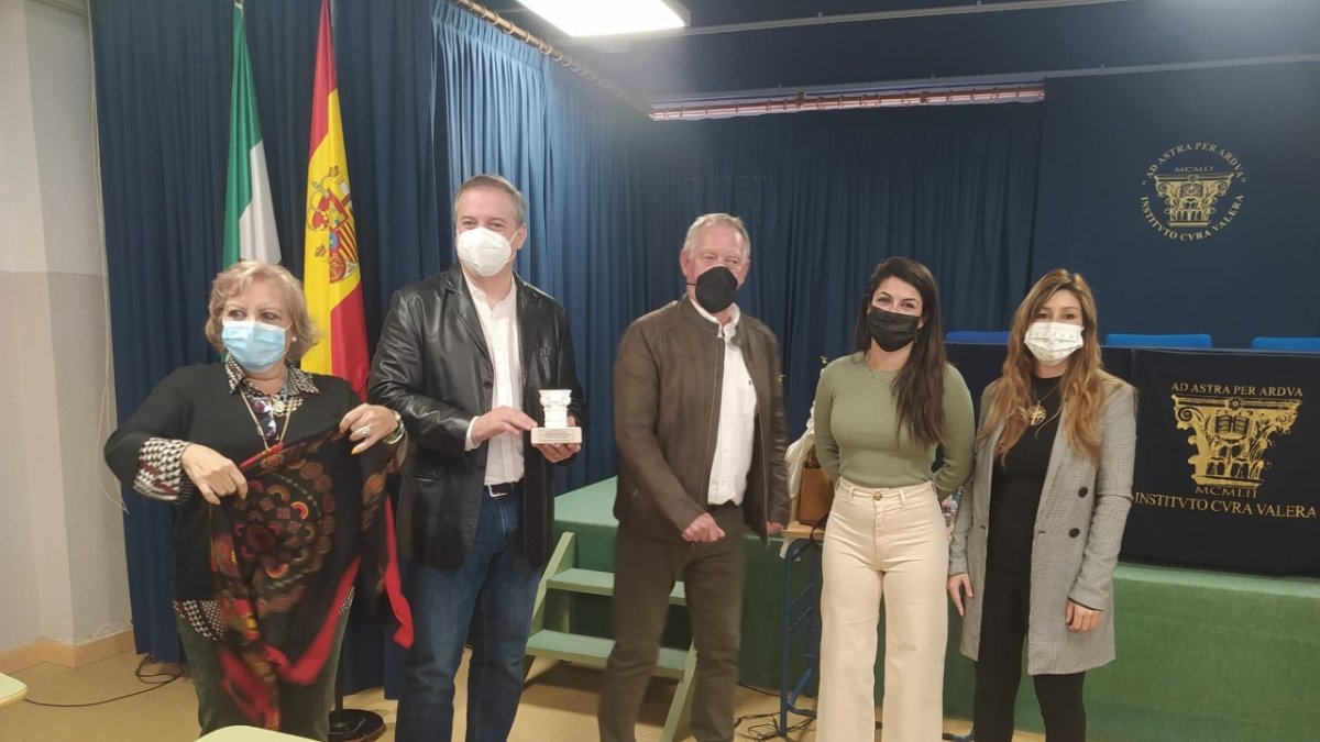 Imagen de la charla en el IES Cura Valera