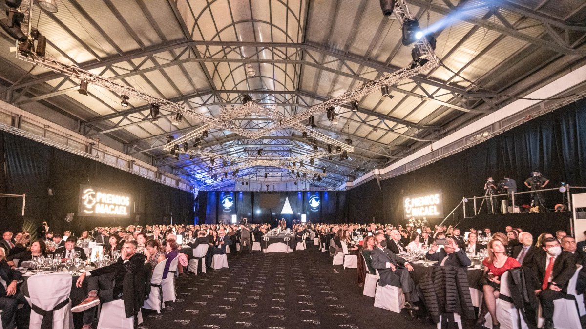 Aspecto del edificio de usos múltiples de Macael el viernes.