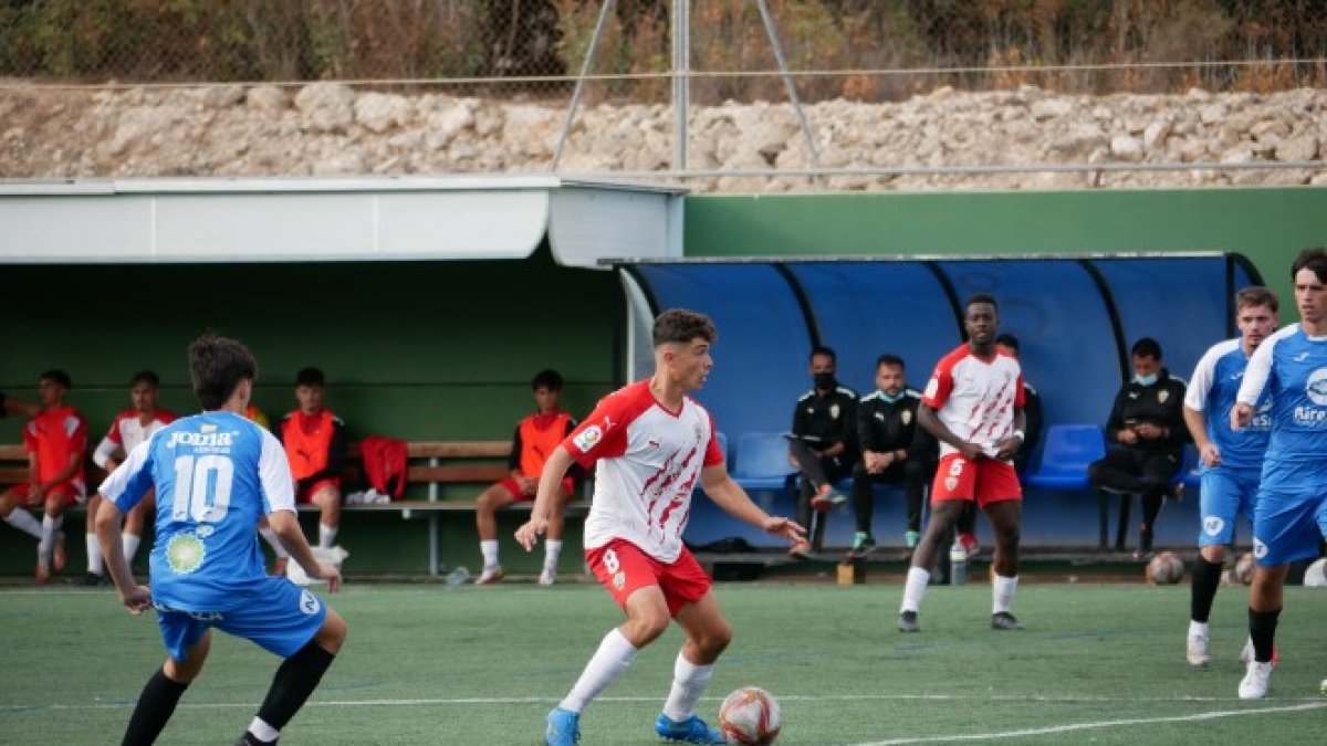 Imagen de archivo de un partido del juvenil A.