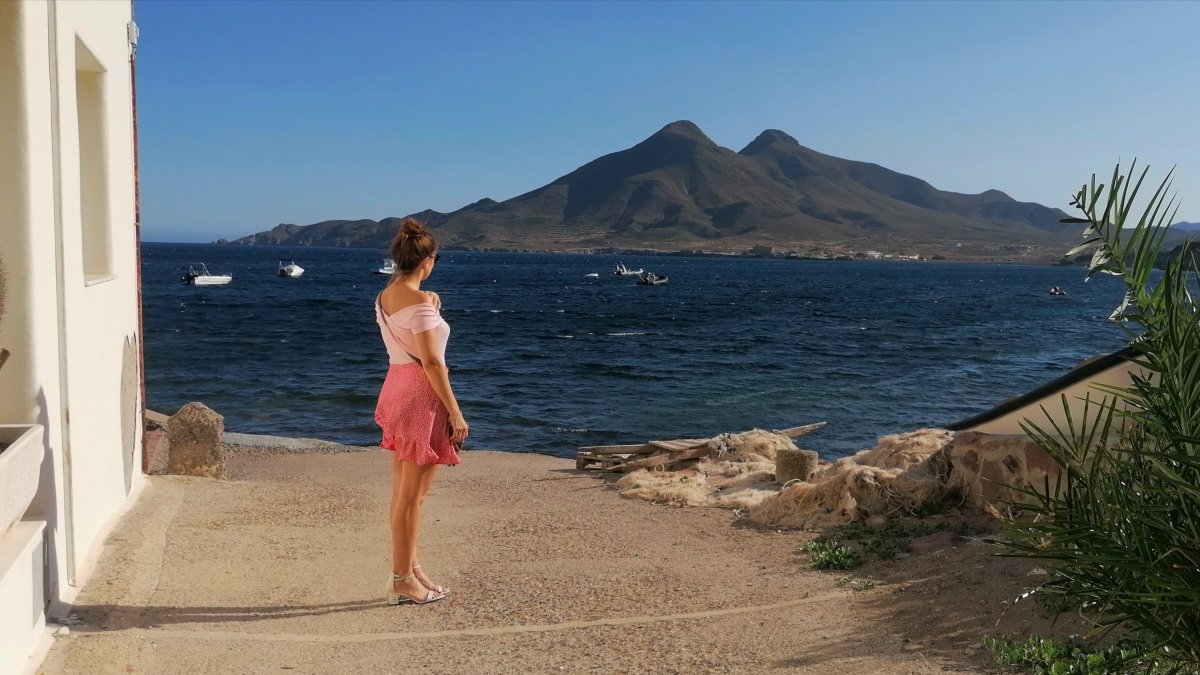 La Isleta del Moro, uno de los sitios mas pintorescos del Parque Natural Cabo de Gata-Níjar.