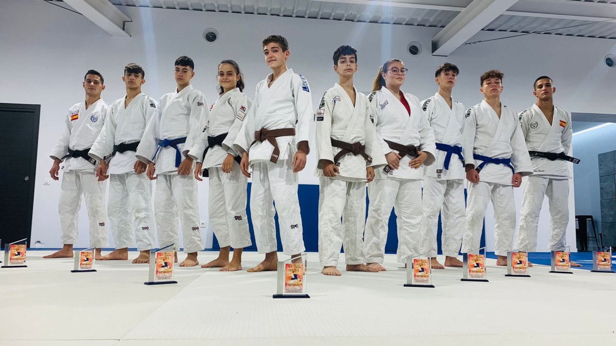 La EDM Judo Mytos obtiene 10 medallas en el Campeonato de Andalucía en infantil y cadete.
