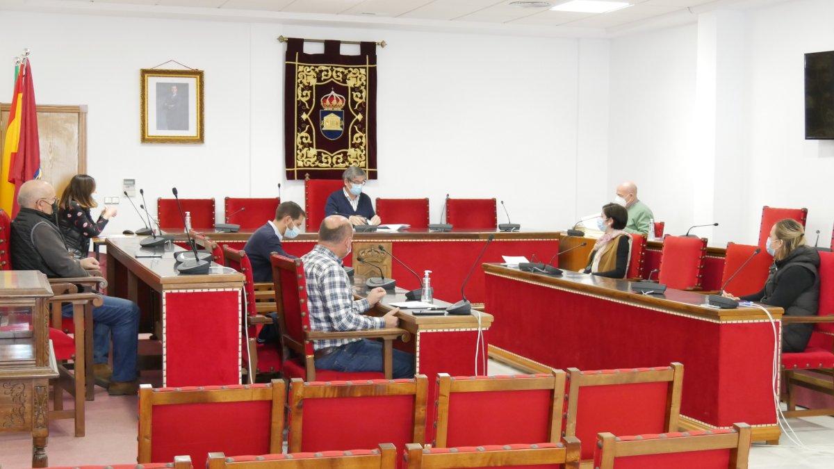 Salón de Plenos del Ayuntamiento de Adra.