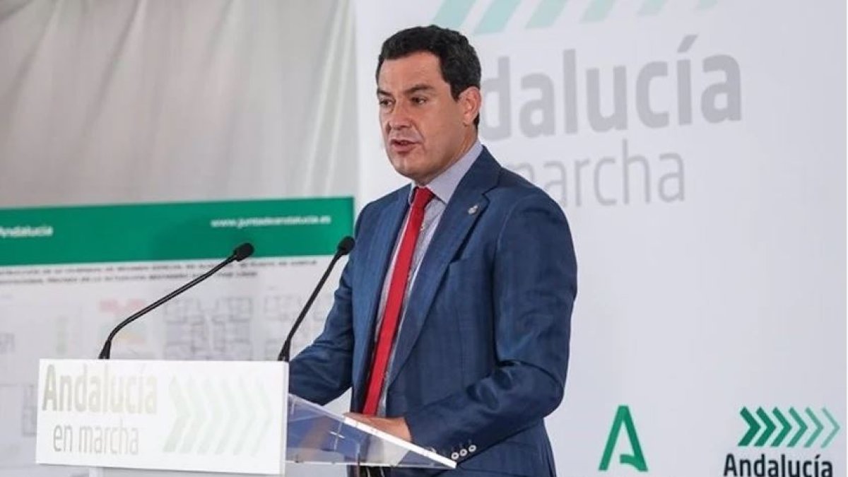 Juanma Moreno, presidente de la Junta.
