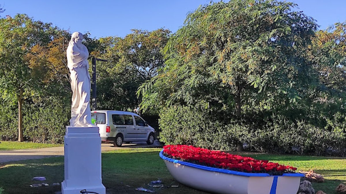 San José, patrono y custodio de la provincia, ya está en el Parque de las Familias.