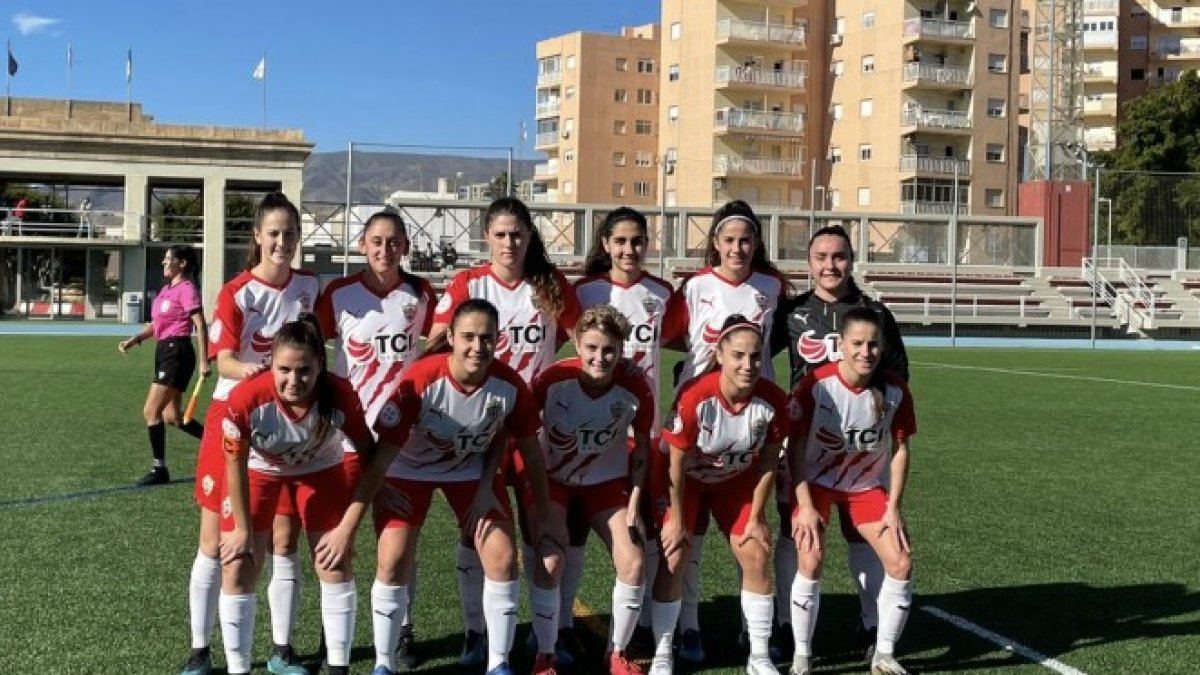 El once del Almería.