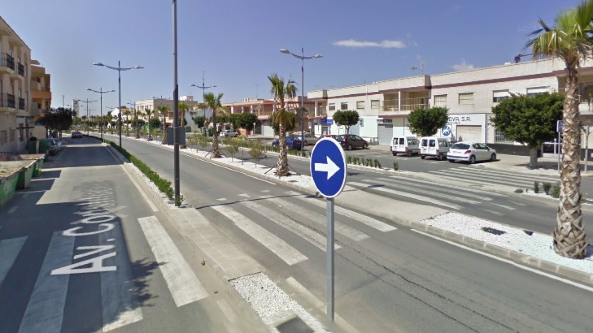 Avenida en la que se encuentra el piso incendiado.