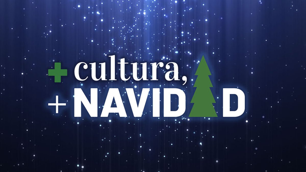 Cartel anunciador de la programación navideña de la Consejería de Cultura.