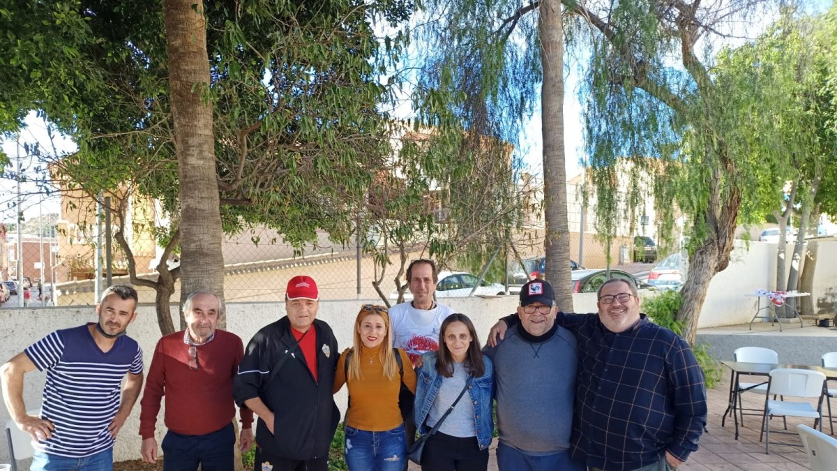 Luis Sánchez y todo su equipo en la comida final para cerrar la semana de eventos.