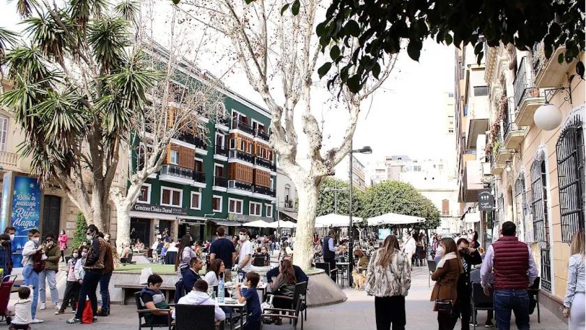 Imagen del centro de la capital almeriense.