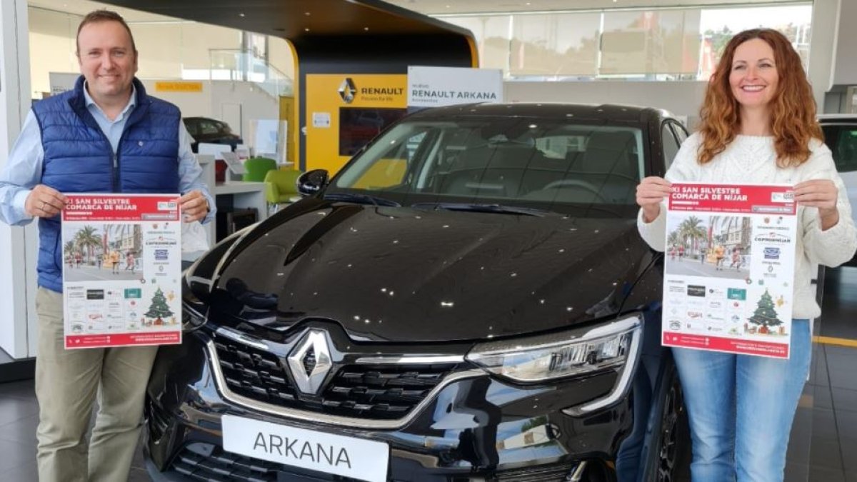Los vehículos Renault para la carrera de Níjar.