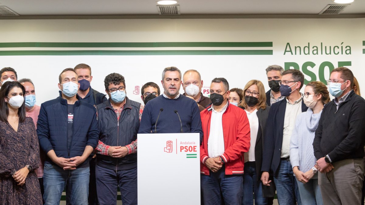Proclamación de resultados de las primarias del PSOE de Almería.
