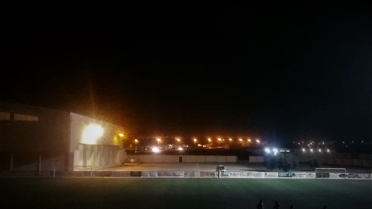 El campo de fútbol de Las Norias.