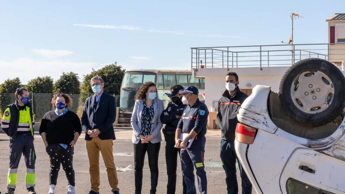 El simulacro final tuvo lugar en Adra.