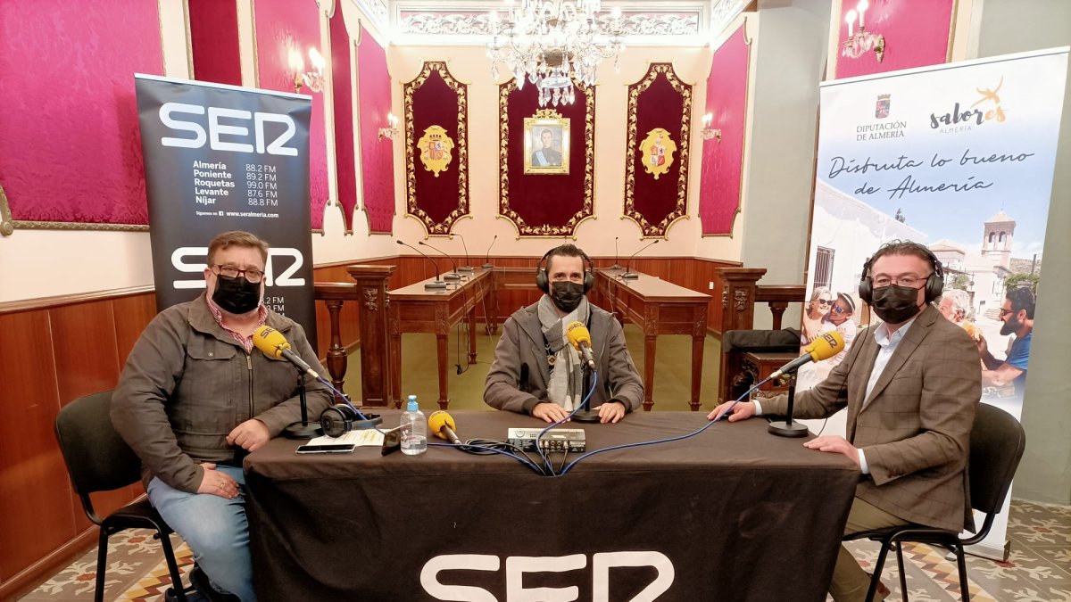 José Carlos Lupión, alcalde de Berja, durante su intervención en la SER.