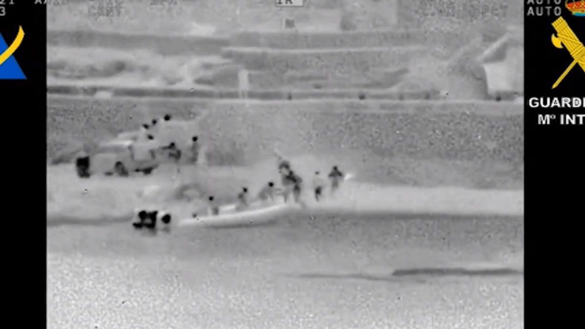 Imagen de las cámaras de Vigilancia Aduanera.