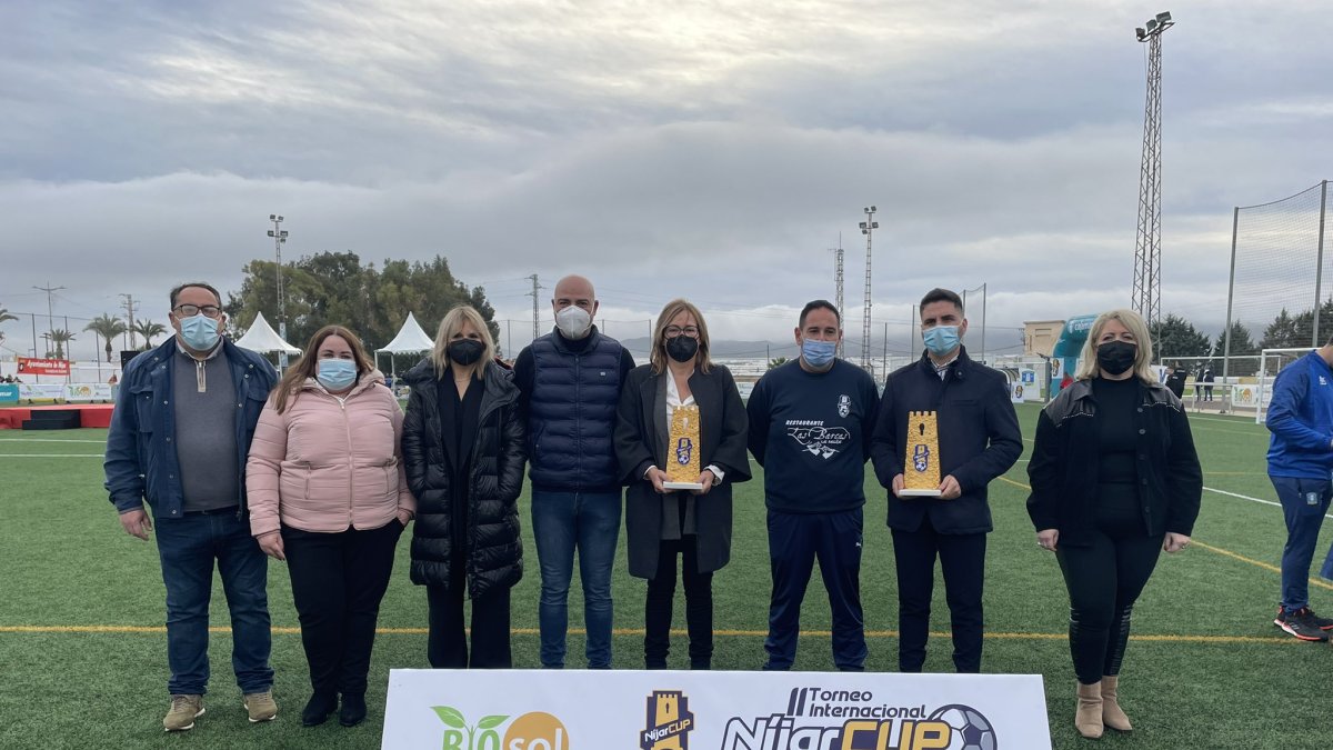 Foto de familia antes de que comenzara la Níjar Cup 2021.