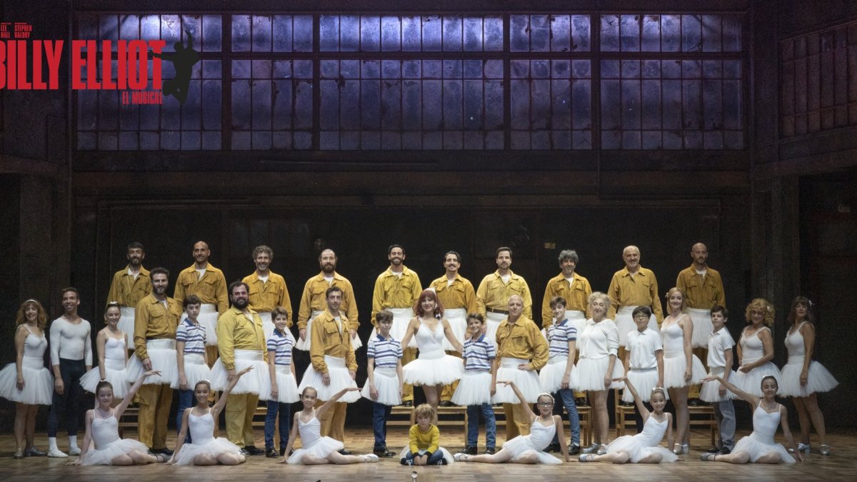 Imagen difundida por el musical en sus redes sociales. Twitter: @BillyElliot_es