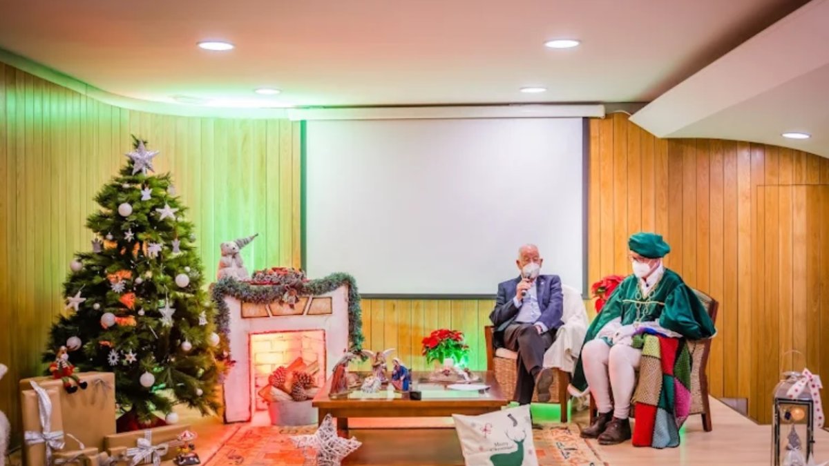 Amat durante la presentación de la programación navideña de 2021.