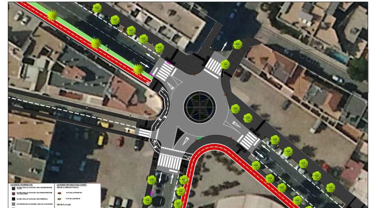 Proyecto de la nueva rotonda de El Ejido.