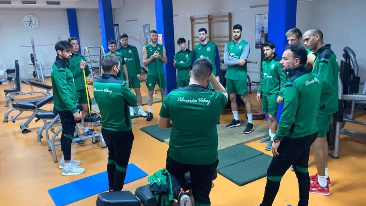 La plantilla del Unicaja Almería está sana.