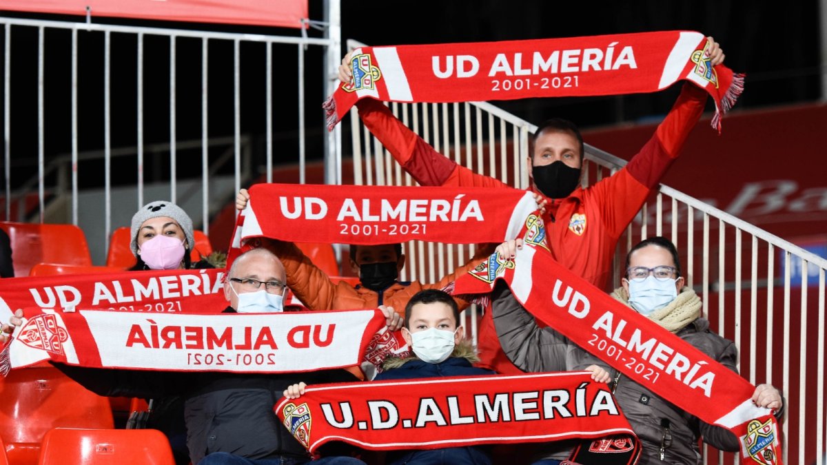 Aficionados del Almería.