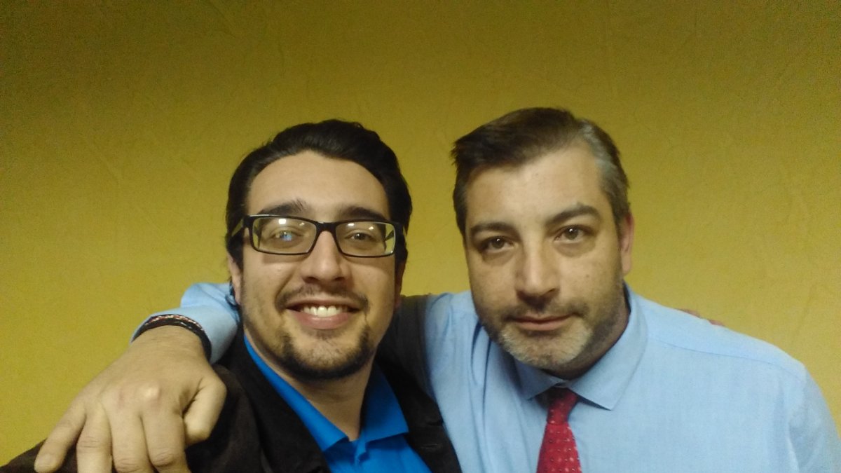 Luis Díaz-Llera y Gustavo Pérez, autores del libro.