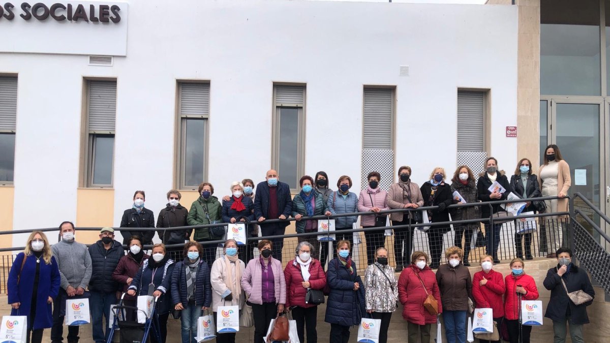 Acto de entrega de las agendas \'Memoria al día\' en Huércal-Overa.