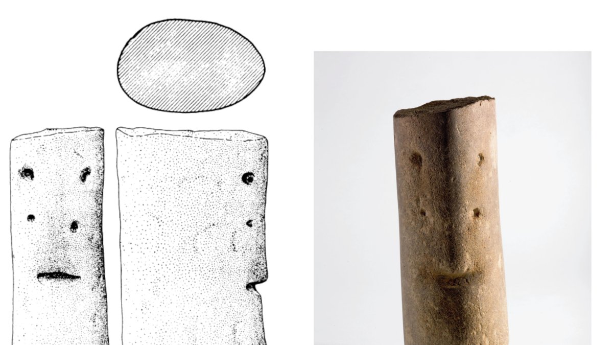 La pieza argárica de Cuevas del Almanzora, expuesta en el Museo de Almería