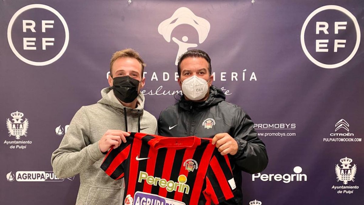 Nacho López junto a Mariano Muñoz.