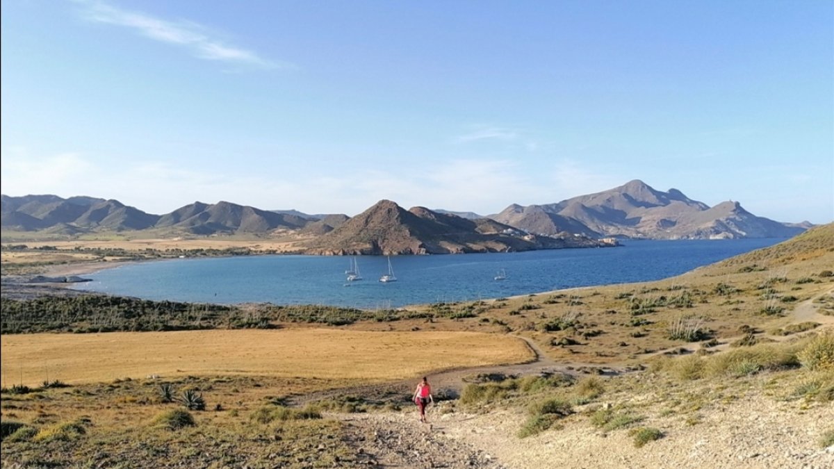 Imagen de la bahía de Los Genoveses.