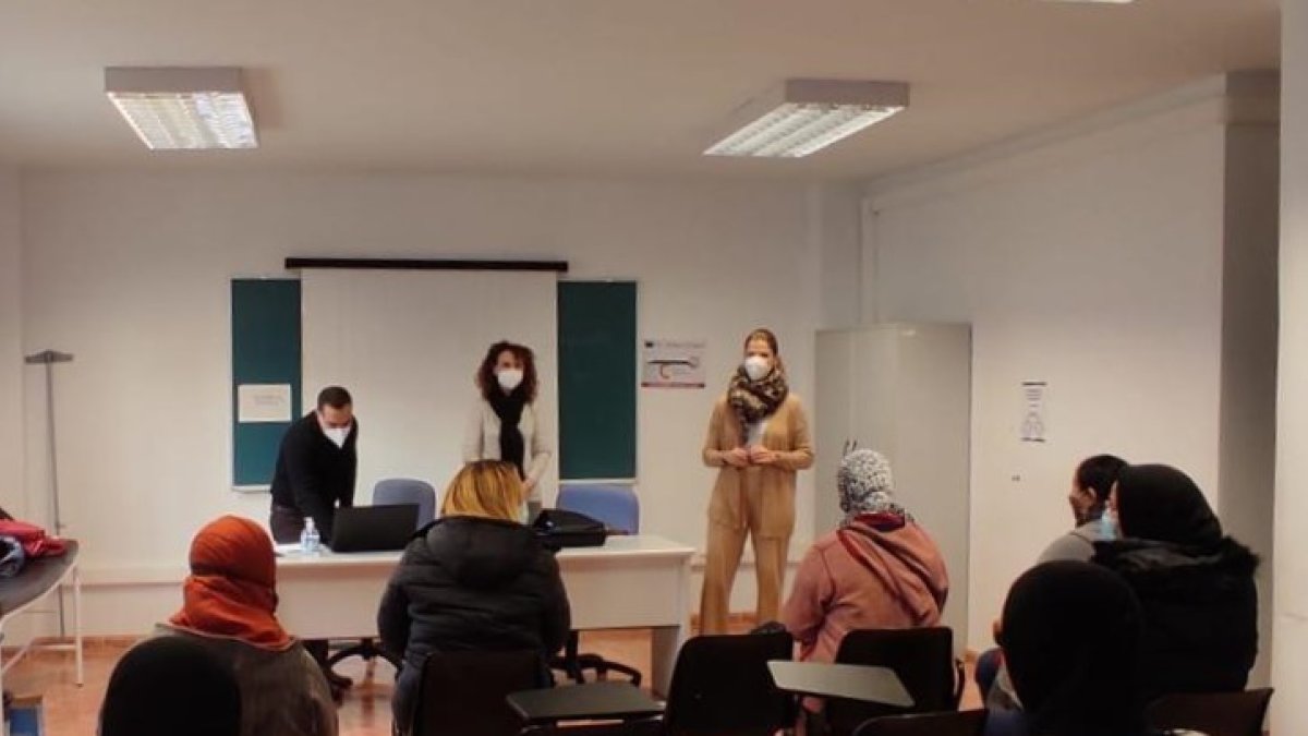 Desarrollo de uno de los cursos formativos.