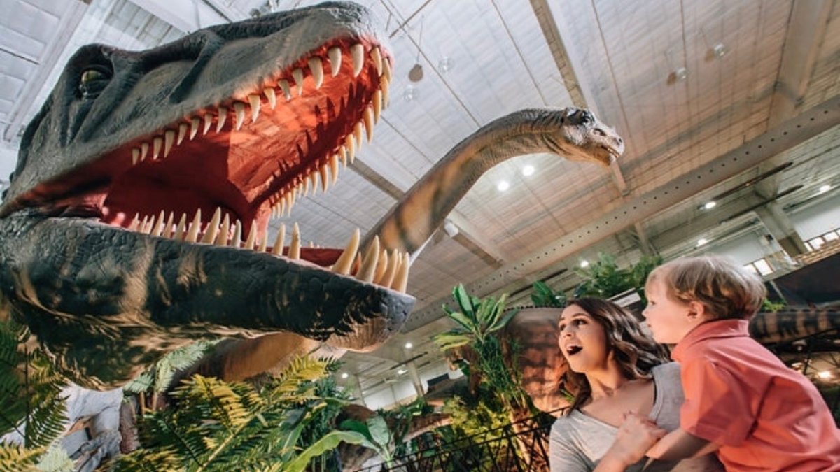 Dinosaurios animatrónicos en Aguadulce