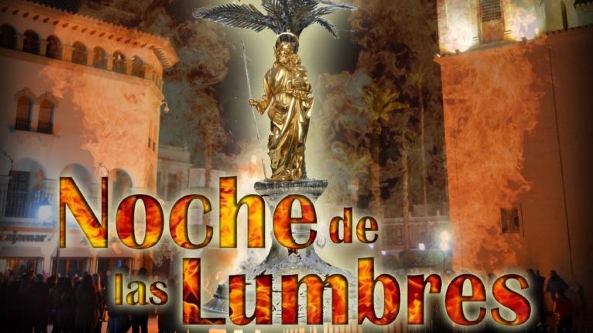 Imagen del Cartel de la tradicional Noche de las Lumbres en Huércal-Overa