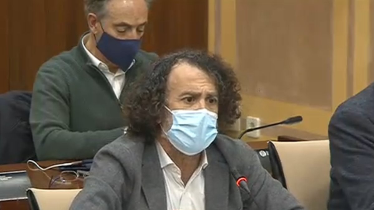 Pablo Venzal y José Luis Sánchez Teruel, en la Comisión de Fomento.