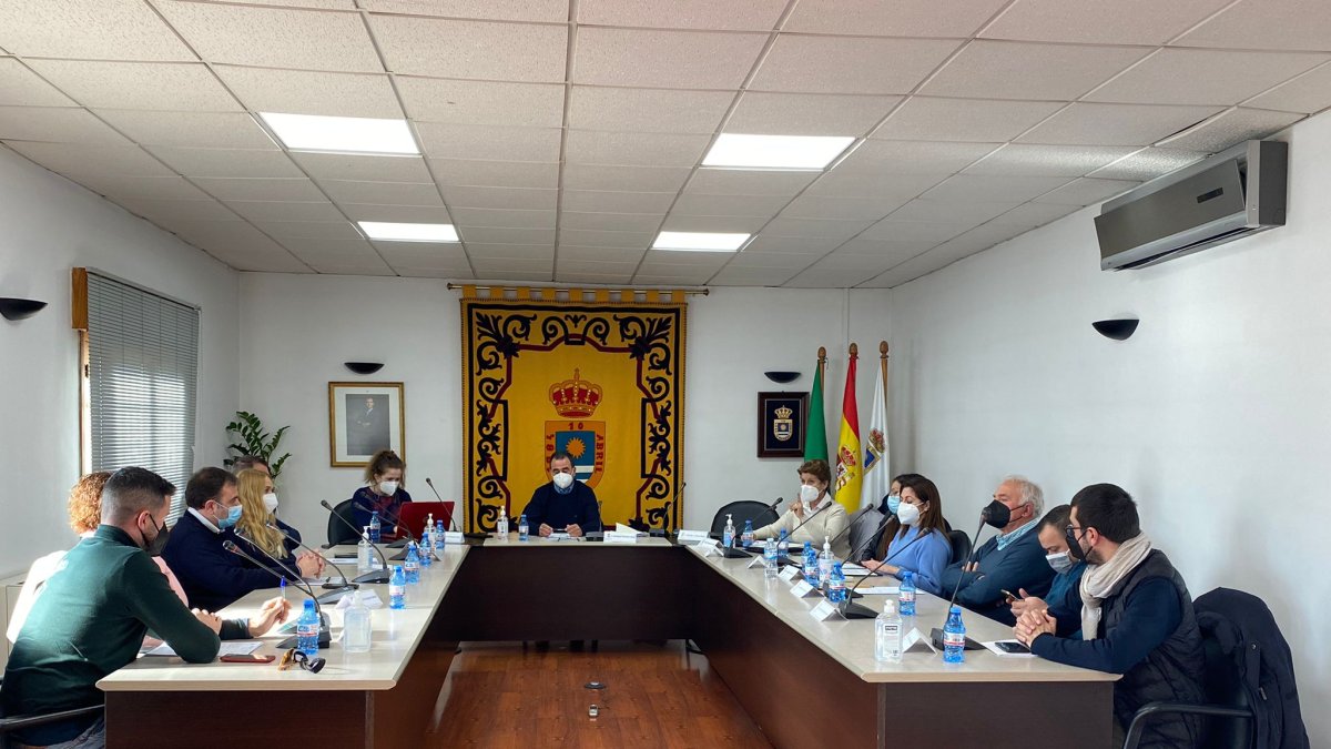 Desarrollo del pleno en La Mojonera.