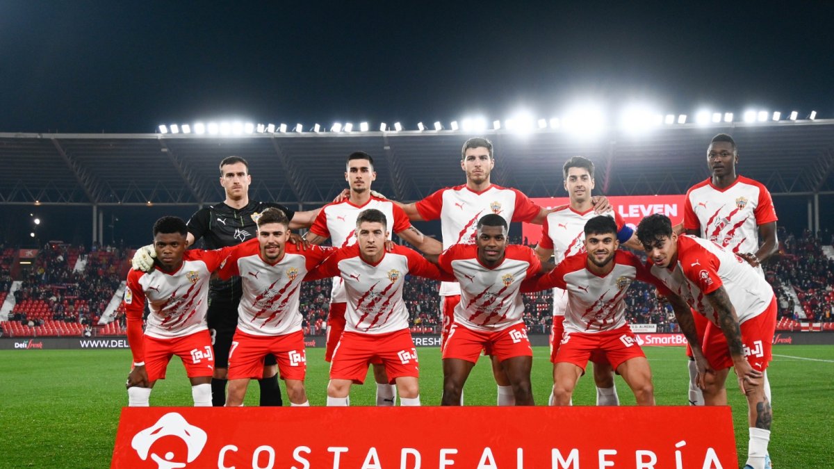 El once del Almería.