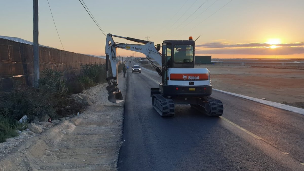 Trabajos realizados en este tramo viario.