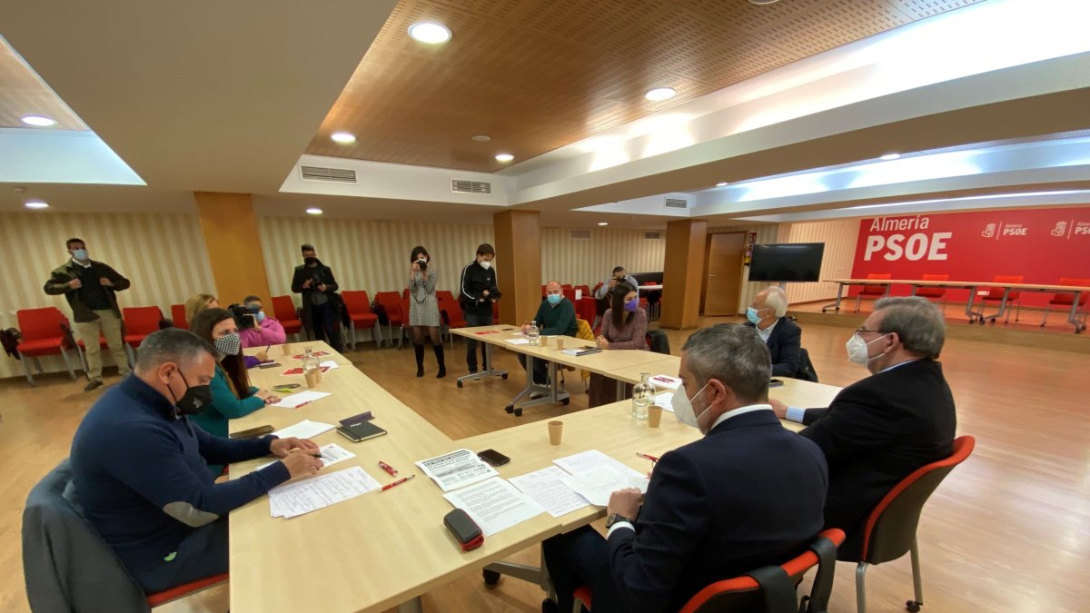 Reunión de trabajo del PSOE: