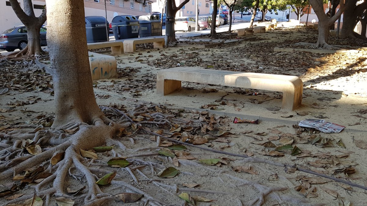 Zonas verdes del barrio de Los Ángeles.