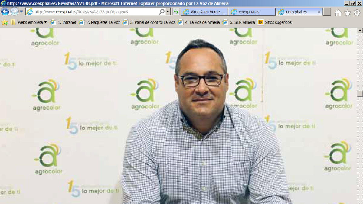 Juan Ignacio Pérez Zamarrón, nuevo gerente adjunto de Coexphal